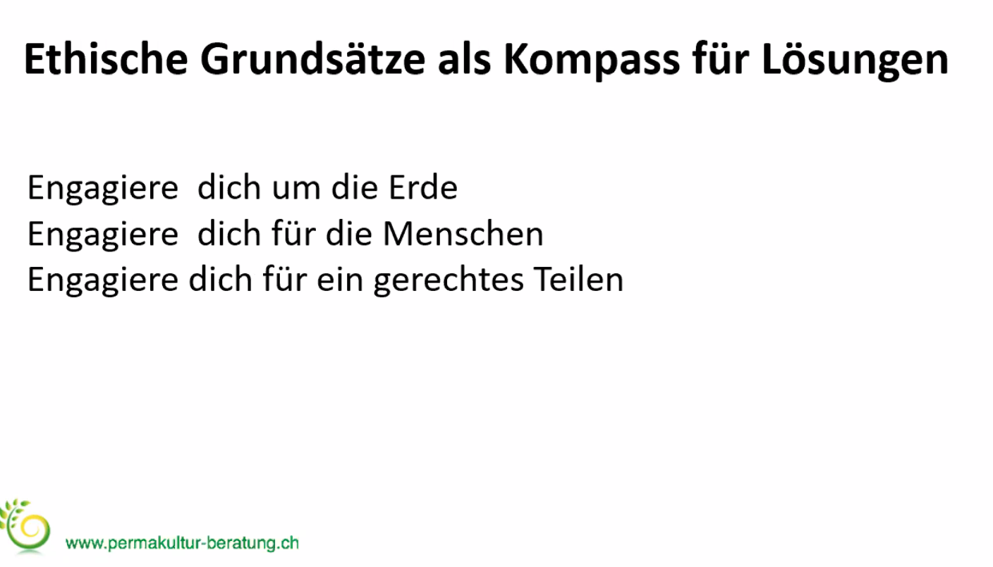 Bildschirmfoto aus dem Beitrag «Besuch Online Kurs «Permakulturell Denken» mit…»