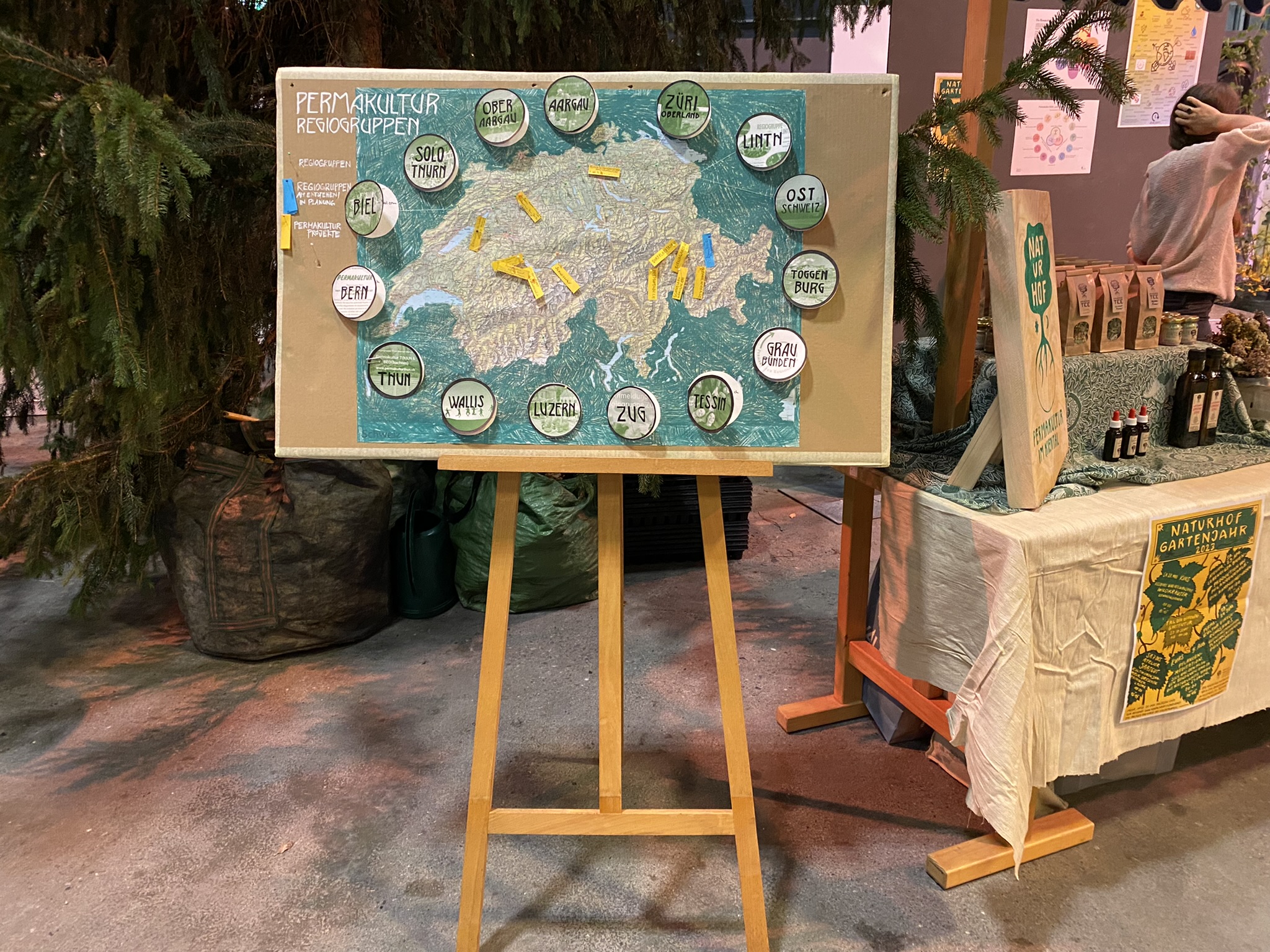 Aufnahme aus der Dokumentation «Neuland-Ausstellung in Thun mit der…», November 2022