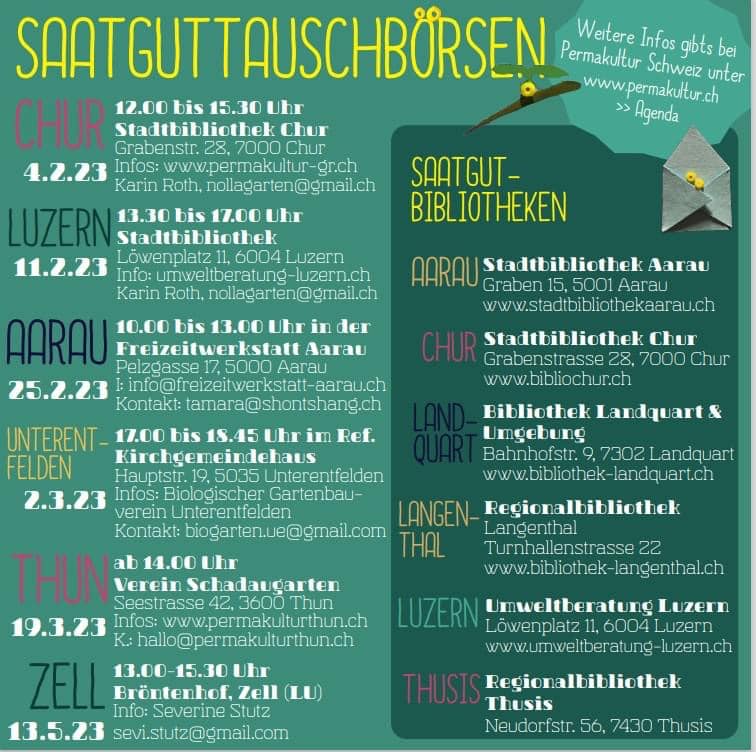Importiertes Bild aus Social Media zum Beitrag «1. Saatgut-Tauschbörse in der alten…»