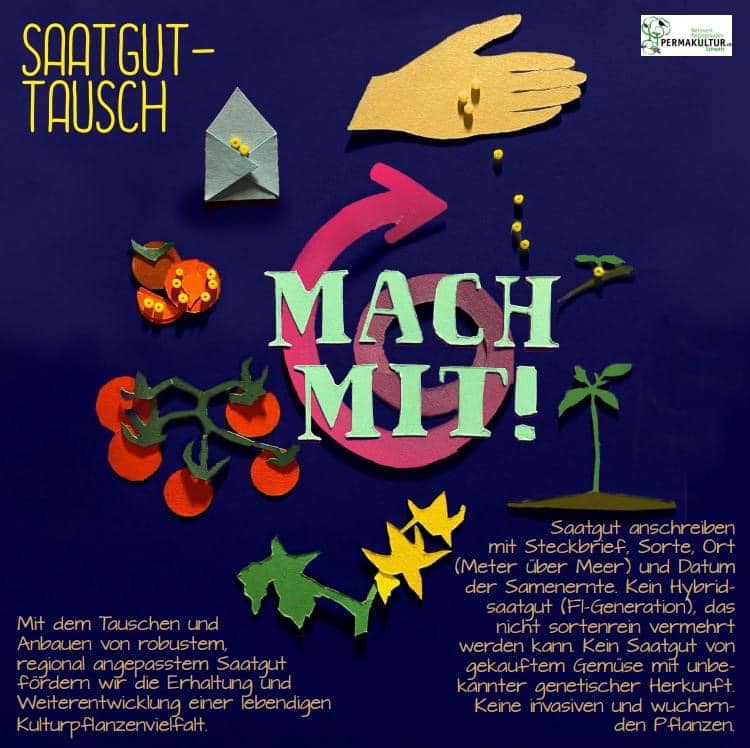 Importiertes Bild aus Social Media zum Beitrag «1. Saatgut-Tauschbörse in der alten…»