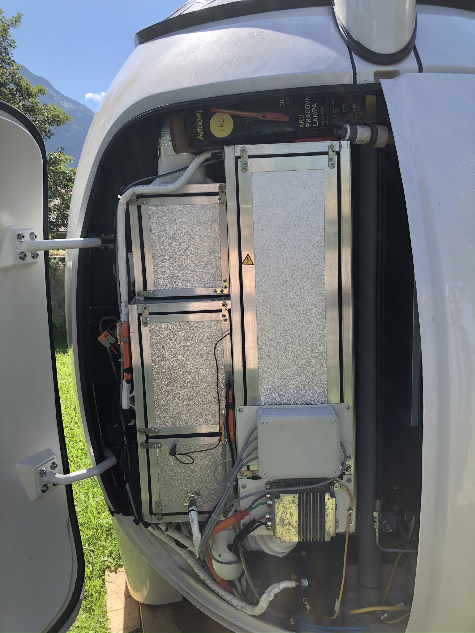 Aufnahme aus der Dokumentation «Ecocapsule Guttannen», August 2020, aufgenommen mit iPhone 8