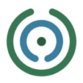 Logo von Emanuel Schmid mit stilisiertem Kreis-Symbol in Grün und Blau