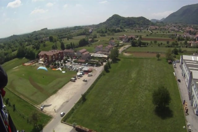Paragliding in Bassano: Auffahrtsflug
