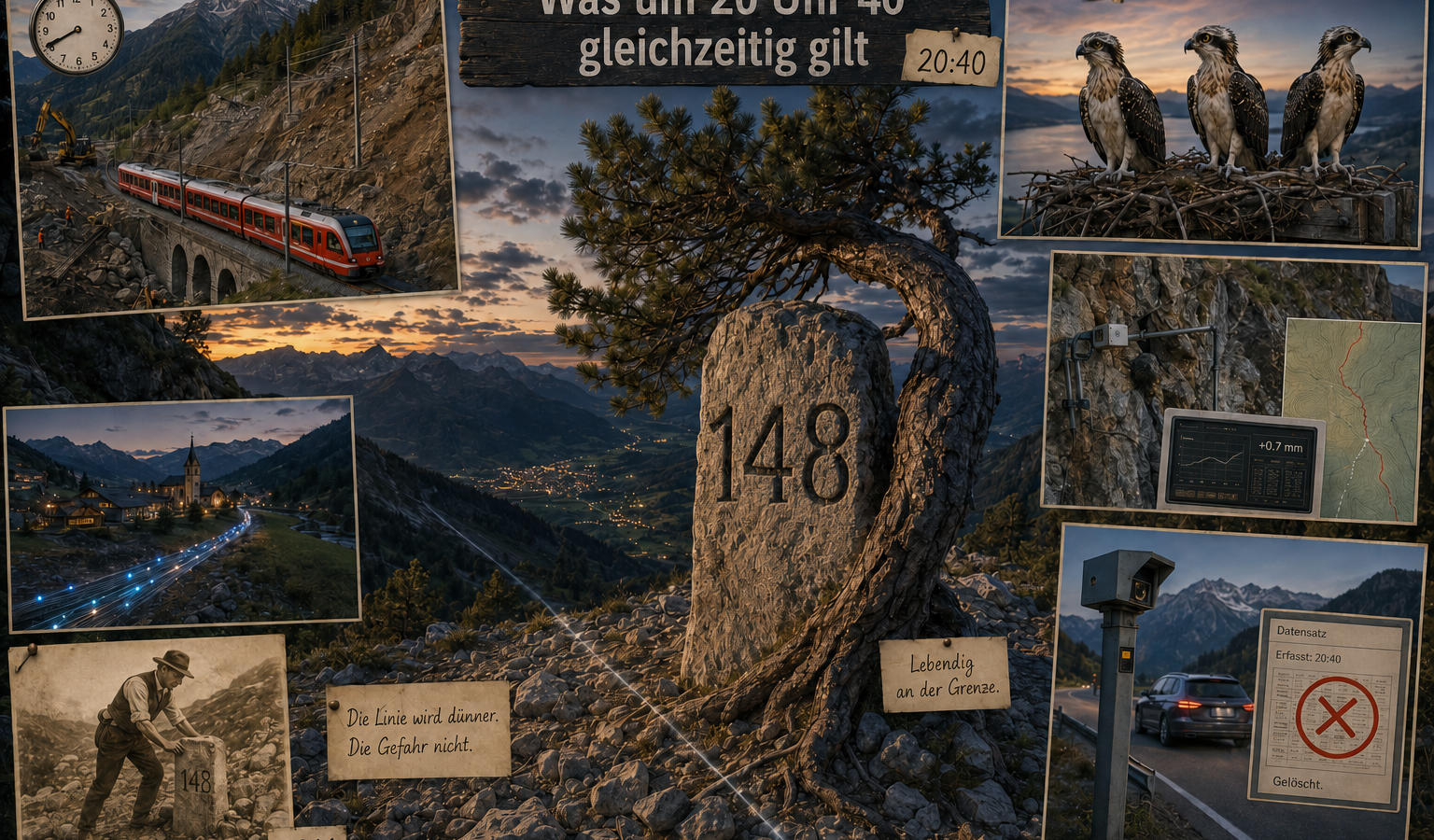 Was um 20 Uhr 40 gleichzeitig gilt